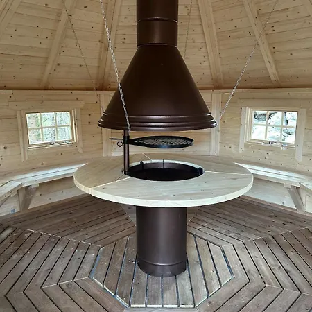 Large With Barbecue Hut, Sauna And Boat In